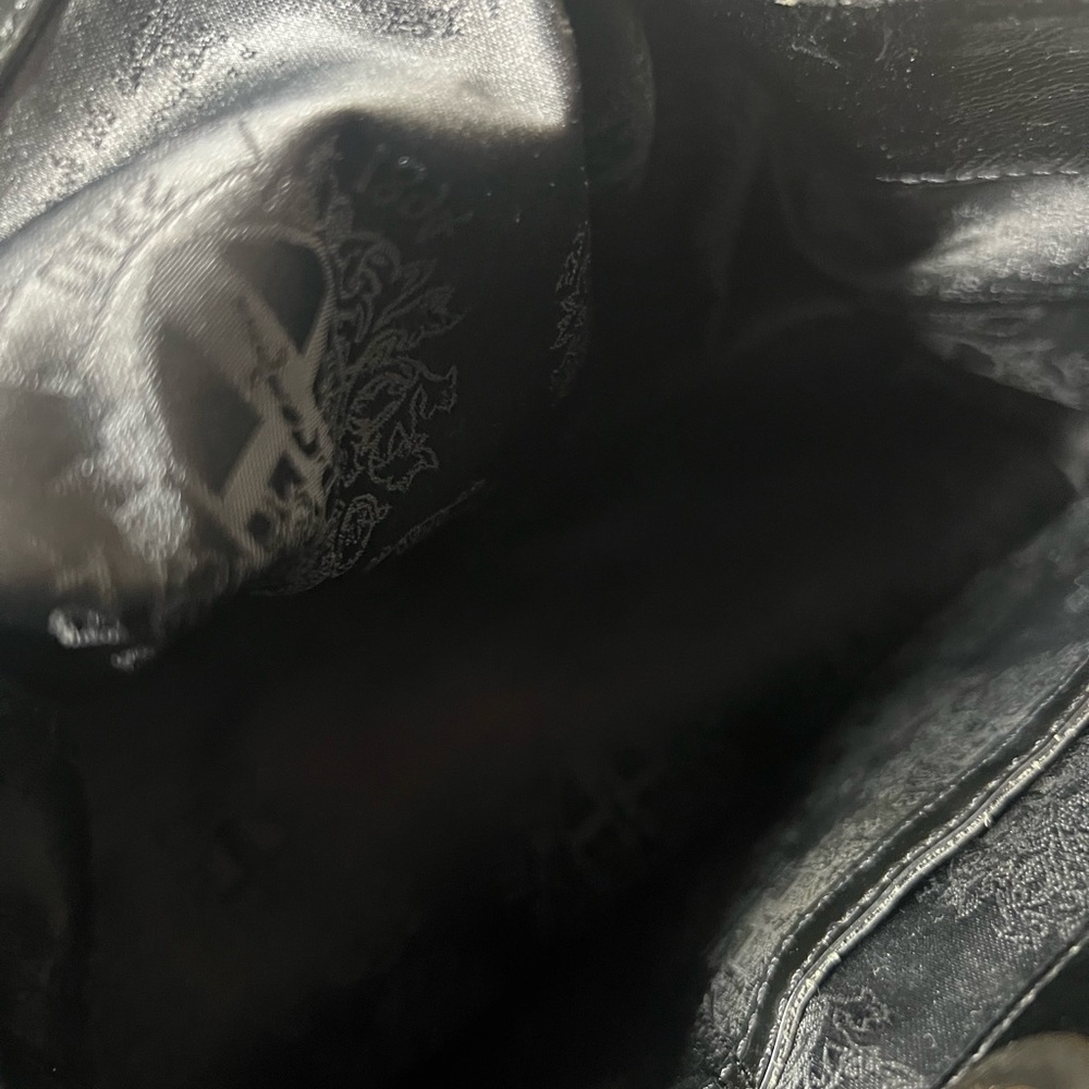 Daks black leather top handle shoulder bag - Picture 11 of 16